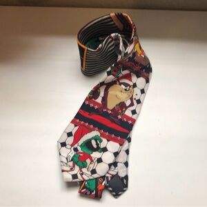Looney Tunes Tie Men’s Christmas Holiday Necktie Business Dress Office Career